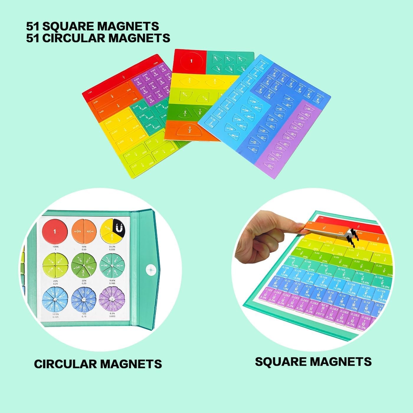 Magnetic Book Fraction Puzzle