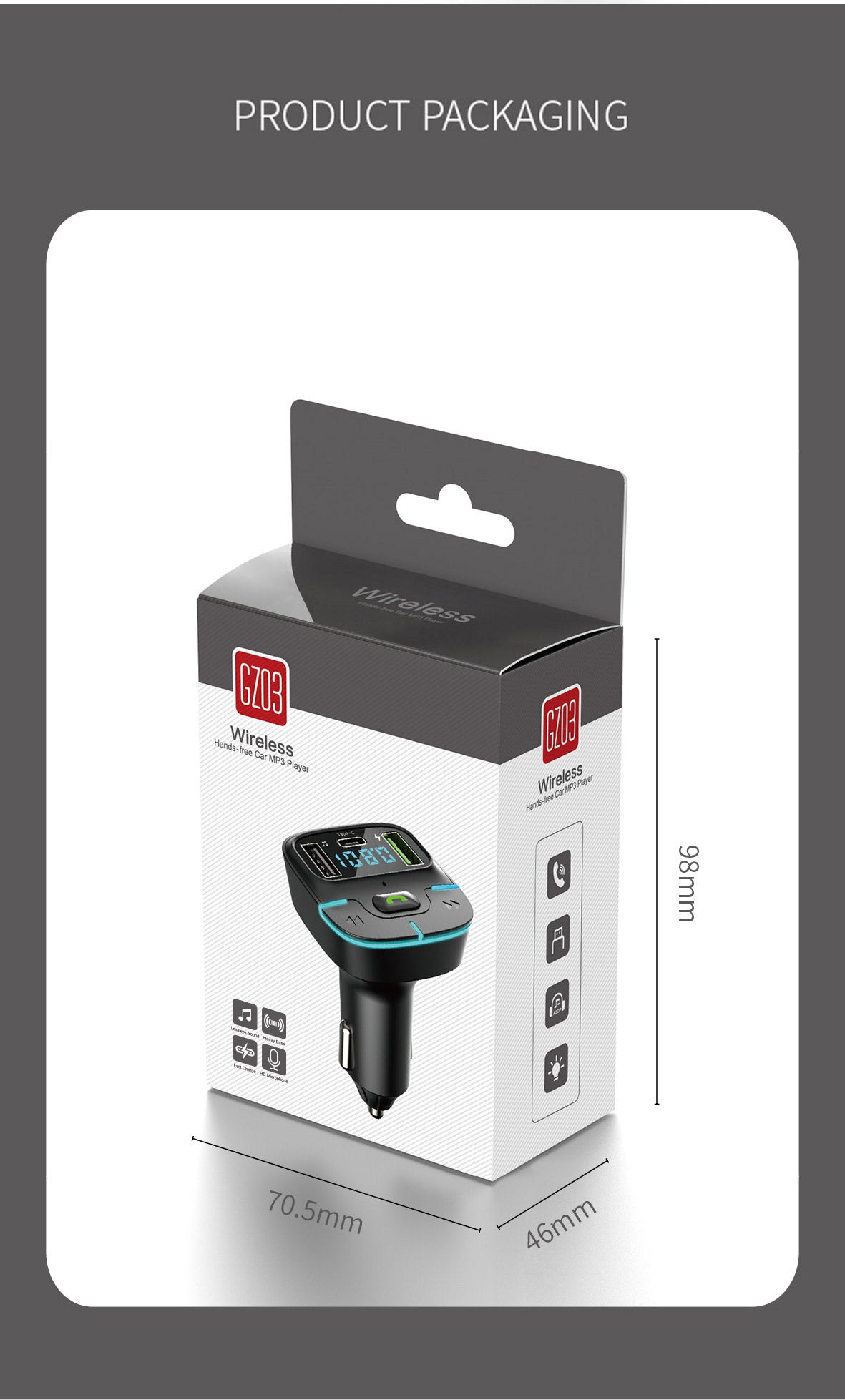 Bluetooth Modulator Car Charger