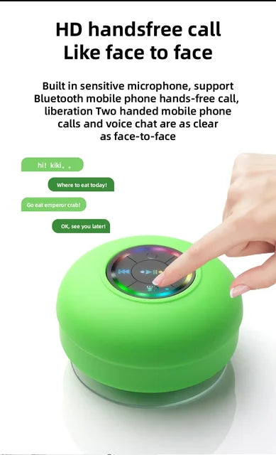 Suction Cup Waterproof Bluetooth Speaker