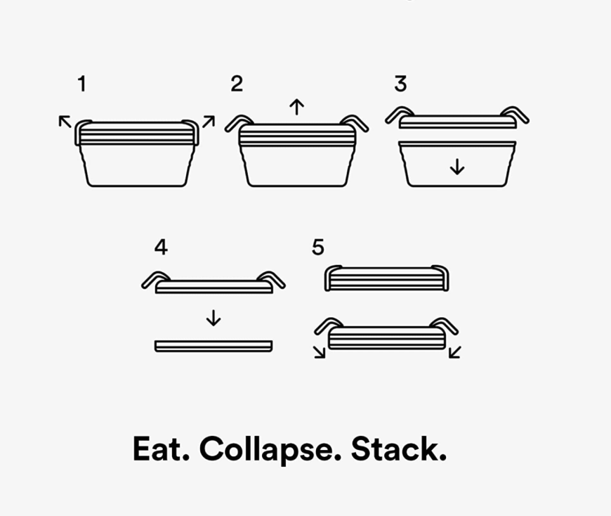 Silicone Collapsible Lunchbox