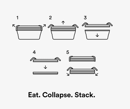 Silicone Collapsible Lunchbox