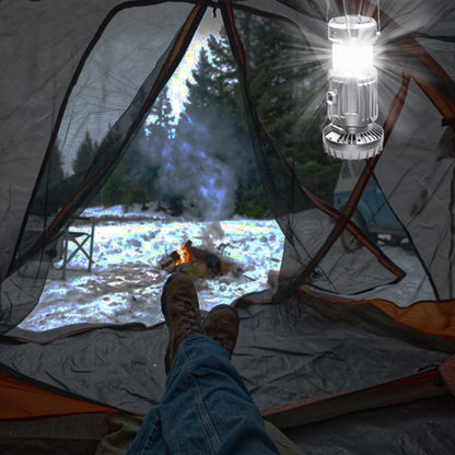 Solar Lamp With Fan And Charger