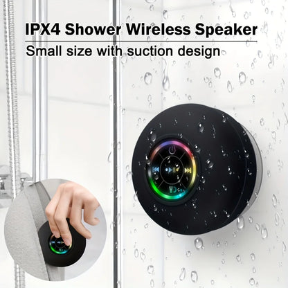 Suction Cup Waterproof Bluetooth Speaker
