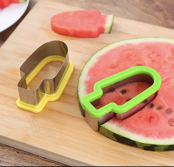 Watermelon Popsicle Mold Includes Reusable Sticks - product feature