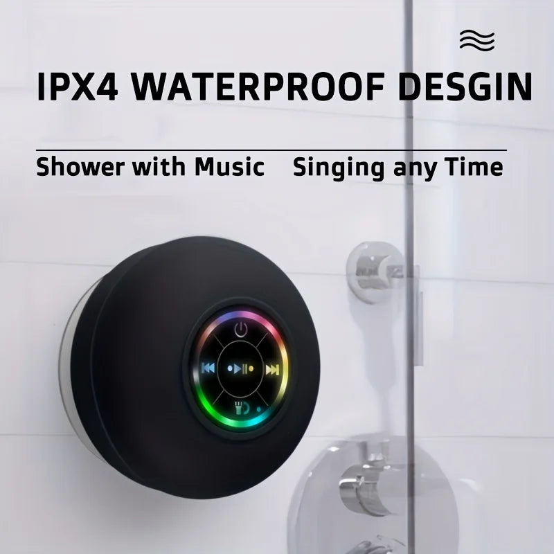 Suction Cup Waterproof Bluetooth Speaker