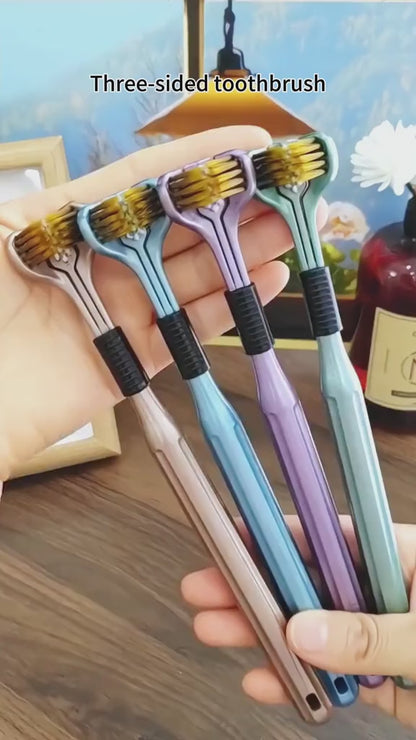 3 Sided Tooth Brush